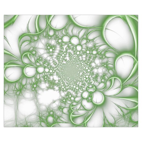 Green Abstract Fractal Background Texture Medium Tote Bag from ArtsNow.com Front