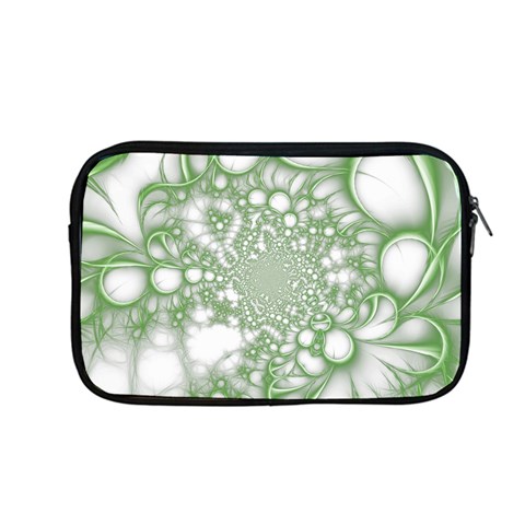Green Abstract Fractal Background Texture Apple MacBook Pro 13  Zipper Case from ArtsNow.com Front