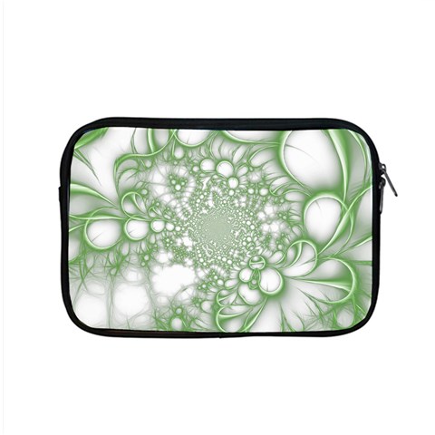 Green Abstract Fractal Background Texture Apple MacBook Pro 15  Zipper Case from ArtsNow.com Front