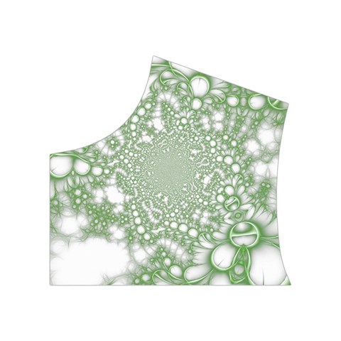 Green Abstract Fractal Background Texture Women s Button Up Vest from ArtsNow.com Top Left