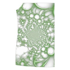 Green Abstract Fractal Background Texture Women s Button Up Vest from ArtsNow.com Front Right