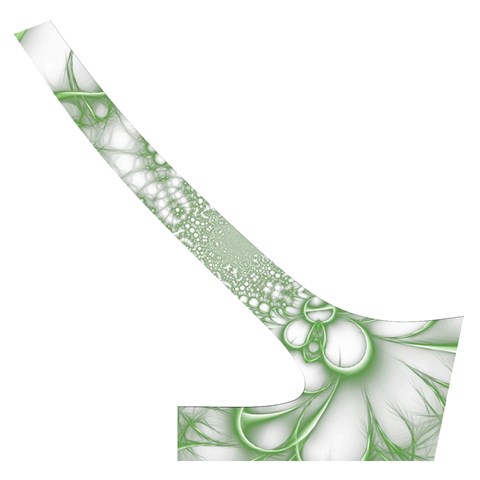 Green Abstract Fractal Background Texture Cross Back Hipster Bikini Set from ArtsNow.com Back Right