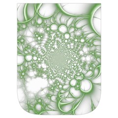 Green Abstract Fractal Background Texture Waist Pouch (Large) from ArtsNow.com Front Pocket