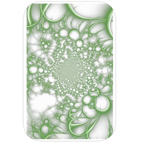 Green Abstract Fractal Background Texture Belt Pouch Bag (Large) from ArtsNow.com Back