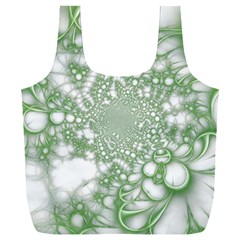 Green Abstract Fractal Background Texture Full Print Recycle Bag (XXXL) from ArtsNow.com Back