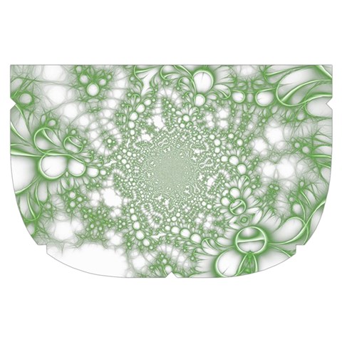 Green Abstract Fractal Background Texture Make Up Case (Small) from ArtsNow.com Side Right