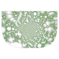 Green Abstract Fractal Background Texture Make Up Case (Small) from ArtsNow.com Side Left