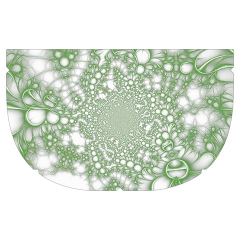 Green Abstract Fractal Background Texture Make Up Case (Medium) from ArtsNow.com Side Right