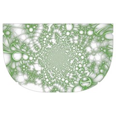 Green Abstract Fractal Background Texture Make Up Case (Medium) from ArtsNow.com Side Left