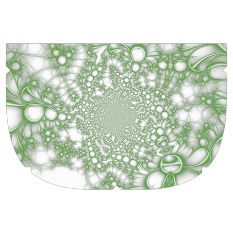 Green Abstract Fractal Background Texture Make Up Case (Large) from ArtsNow.com Side Right