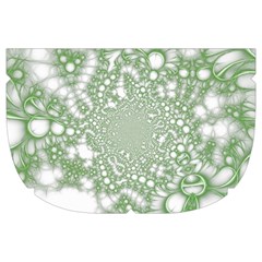 Green Abstract Fractal Background Texture Make Up Case (Large) from ArtsNow.com Side Left