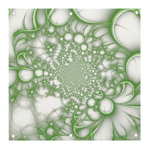 Green Abstract Fractal Background Texture Banner and Sign 3  x 3  from ArtsNow.com Front