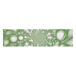 Green Abstract Fractal Background Texture Banner and Sign 4  x 1 