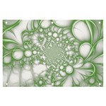 Green Abstract Fractal Background Texture Banner and Sign 6  x 4 