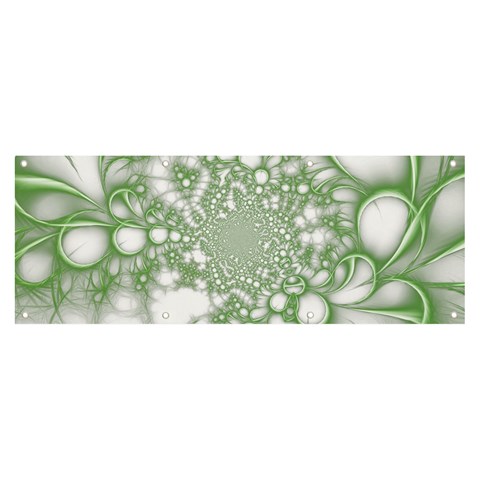 Green Abstract Fractal Background Texture Banner and Sign 8  x 3  from ArtsNow.com Front