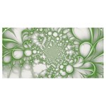 Green Abstract Fractal Background Texture Banner and Sign 8  x 4 