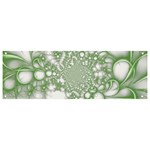 Green Abstract Fractal Background Texture Banner and Sign 9  x 3 