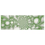 Green Abstract Fractal Background Texture Banner and Sign 12  x 4 