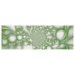 Green Abstract Fractal Background Texture Banner and Sign 12  x 4 