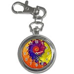 Fractal Spiral Bright Colors Key Chain Watches