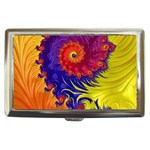 Fractal Spiral Bright Colors Cigarette Money Case