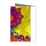 Fractal Spiral Bright Colors Mini Greeting Cards (Pkg of 8)