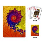 Fractal Spiral Bright Colors Playing Cards Single Design (Rectangle)