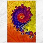 Fractal Spiral Bright Colors Canvas 20  x 30 