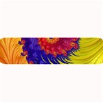 Fractal Spiral Bright Colors Large Bar Mat