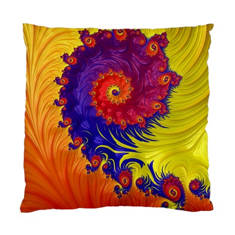 Fractal Spiral Bright Colors Standard Cushion Case (Two Sides) from ArtsNow.com Front