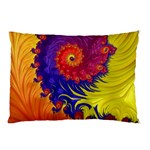 Fractal Spiral Bright Colors Pillow Case