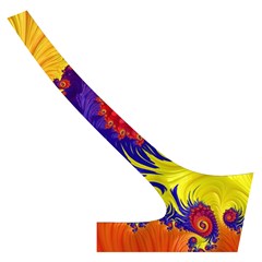 Fractal Spiral Bright Colors Cross Back Hipster Bikini Set from ArtsNow.com Back Right