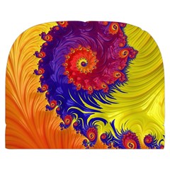 Fractal Spiral Bright Colors Make Up Case (Small) from ArtsNow.com Back