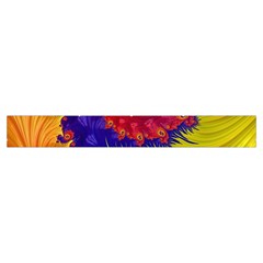 Fractal Spiral Bright Colors Make Up Case (Small) from ArtsNow.com Zipper Tape Front