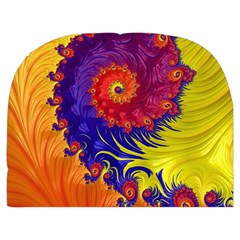 Fractal Spiral Bright Colors Make Up Case (Medium) from ArtsNow.com Back