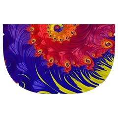 Fractal Spiral Bright Colors Make Up Case (Medium) from ArtsNow.com Side Right