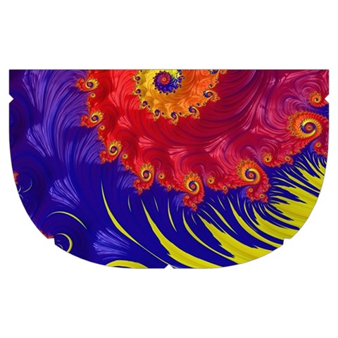 Fractal Spiral Bright Colors Make Up Case (Medium) from ArtsNow.com Side Left
