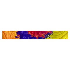 Fractal Spiral Bright Colors Make Up Case (Large) from ArtsNow.com Zipper Front