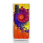 Fractal Spiral Bright Colors Samsung Galaxy S20 6.2 Inch TPU UV Case