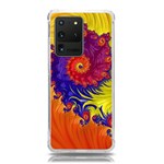 Fractal Spiral Bright Colors Samsung Galaxy S20 Ultra 6.9 Inch TPU UV Case