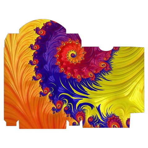 Fractal Spiral Bright Colors Playing Cards Single Design (Rectangle) with Custom Box from ArtsNow.com Poker Box