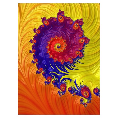Fractal Spiral Bright Colors Playing Cards Single Design (Rectangle) with Custom Box from ArtsNow.com Card