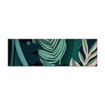 Green Nature Bohemian Painting Leaves Foliage Sticker (Bumper)