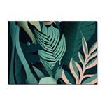 Green Nature Bohemian Painting Leaves Foliage Sticker A4 (10 pack)