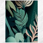 Green Nature Bohemian Painting Leaves Foliage Canvas 12  x 16 