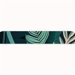 Green Nature Bohemian Painting Leaves Foliage Small Bar Mat