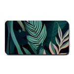 Green Nature Bohemian Painting Leaves Foliage Medium Bar Mat