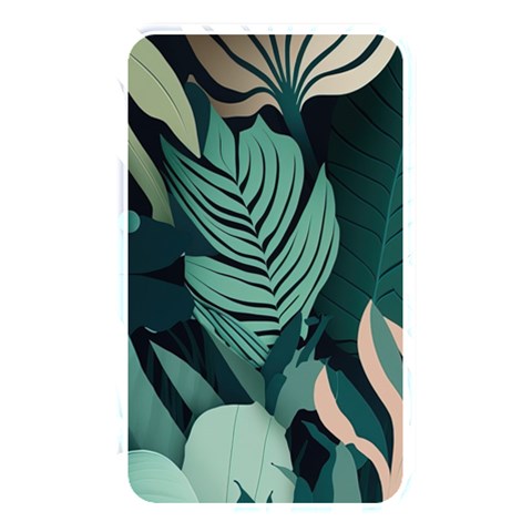 Green Nature Bohemian Painting Leaves Foliage Memory Card Reader (Rectangular) from ArtsNow.com Front