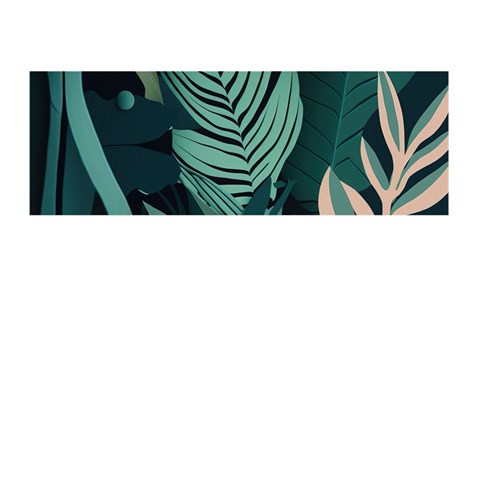 Green Nature Bohemian Painting Leaves Foliage Memory Card Reader (Stick) from ArtsNow.com Front