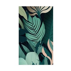 Green Nature Bohemian Painting Leaves Foliage Duvet Cover Double Side (Single Size) from ArtsNow.com Front
